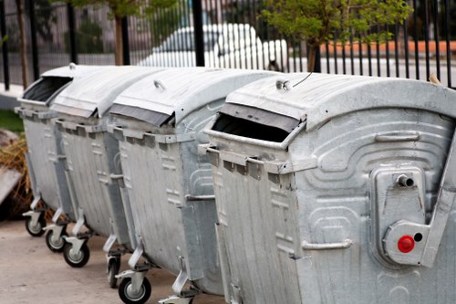 Efficient garden clearance process in an urban setting