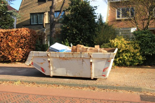 Community engaged in sustainable waste disposal in Spitalfields